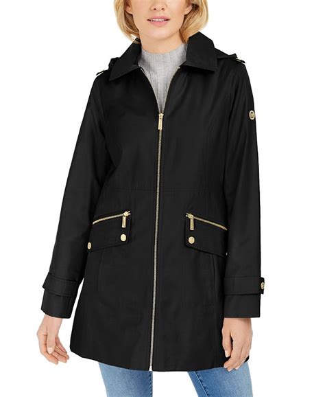 michael kors womens trench coat|michael kors husk waterproof coat.